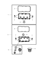 Diagram for Chrysler Pacifica Oil Filler Cap - 4892289AA