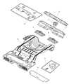 Diagram for Chrysler Sebring Floor Pan - 4646557AC