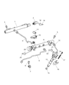 Diagram for Jeep Fuel Rail - 68014064AA