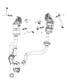 Diagram for 2019 Jeep Wrangler Oxygen Sensor - 68291423AA