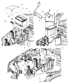 Diagram for 2007 Jeep Wrangler Battery Cable - 56051599AC