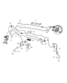 Diagram for Chrysler Pacifica Hydraulic Hose - 68223523AB