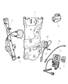 Diagram for Dodge Ram Wagon Door Latch Assembly - 55346616