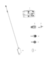 Diagram for Ram 4500 Antenna - 5026459AD