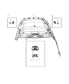 Diagram for 2020 Jeep Compass Dome Light - 68303234AA