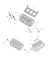 Diagram for 2009 Chrysler Town & Country Cylinder Head - 4666047AA