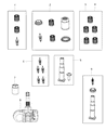 Diagram for Dodge Charger TPMS Sensor - 68406529AA