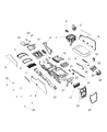 Diagram for Dodge Charger Center Console Base - 68270656AB