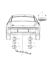 Diagram for Dodge Challenger Parking Assist Distance Sensor - 5MK60TZZAA