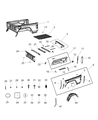 Diagram for Jeep Axle Beam - 68371665AA