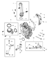 Diagram for Jeep Wrangler Turbocharger - 68486941AA