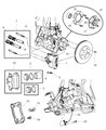 Diagram for Dodge Ram 1500 Brake Caliper Piston - 5066699AA