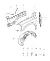 Diagram for Ram 4500 Radiator Support - 68370561AA