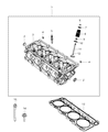 Diagram for Dodge Challenger Cylinder Head - 68086556AA