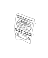 Diagram for 2008 Jeep Grand Cherokee A/C Switch - 55111877AC