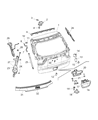 Diagram for Jeep Compass Tailgate Lock - 68247939AB