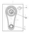 Diagram for Chrysler Town & Country Timing Chain - 68001402AA