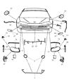 Diagram for 2000 Chrysler 300M Headlight - V7100012AA