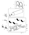 Diagram for Ram 2500 Fuel Tank Strap - 68139897AA