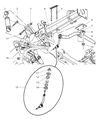 Diagram for Chrysler Aspen Sway Bar Link - 5135751AB