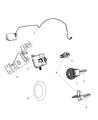 Diagram for 2008 Jeep Grand Cherokee Transmitter - 68029829AA
