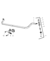 Diagram for Dodge Ram 3500 Sway Bar Bushing - 52013406AA