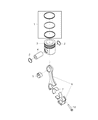 Diagram for Ram Piston Ring Set - 68448083AA