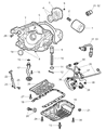 Diagram for Chrysler Prowler Oil Pan - 4663841AD