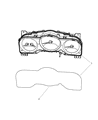 Diagram for Jeep Liberty Instrument Cluster - 5172920AB