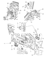 Diagram for Chrysler Pacifica Liftgate Hinge - 5054700AB