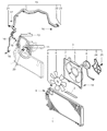 Diagram for Chrysler Sebring Cooling Fan Assembly - MR568194