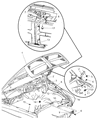 Diagram for 2003 Dodge Ram 1500 Lift Support - 55276321AA