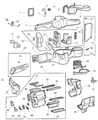 Diagram for 1997 Chrysler Town & Country Blend Door Actuator - 4734811AB