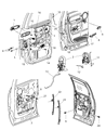 Diagram for Dodge Ram 1500 Door Latch Assembly - 55276797AB