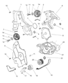 Diagram for Dodge Intrepid Timing Cover - 4556537