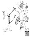 Diagram for Jeep Liberty Radiator Hose - 55038197AA