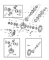Diagram for Ram 5500 Differential Bearing - 68449604AA
