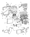 Diagram for 2009 Chrysler Aspen Blower Motor Resistor - 5179985AA