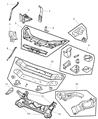 Diagram for 2002 Dodge Stratus Battery Tray - 4646511AC