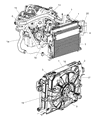 Diagram for Jeep Grand Cherokee Engine Cooling Fan - 5159121AE