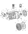 Diagram for Jeep Liberty Torque Converter - 4736454AA