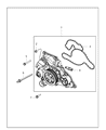 Diagram for 2011 Jeep Grand Cherokee Water Pump - 53022340AC
