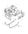 Diagram for 2004 Chrysler Concorde Fuel Filter - 5003960AA