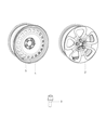Diagram for Ram Spare Wheel - 68464948AA