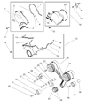 Diagram for 1995 Dodge Stratus Timing Cover Gasket - MD303714