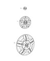 Diagram for Ram ProMaster 3500 Wheel Cover - 68157847AA