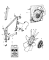 Diagram for Jeep Liberty Engine Cooling Fan - 68033228AA