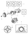 Diagram for Chrysler Aspen Crankshaft Pulley - 53022083AA