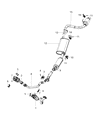 Diagram for 2021 Jeep Wrangler Exhaust Pipe - 68252389AG