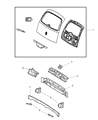 Diagram for Chrysler PT Cruiser Tailgate Handle - TH29DX8AG